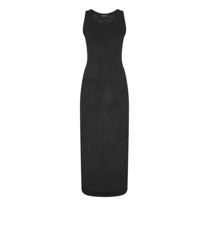 ANKLE LENGTH VEST DRESS WITH TOM FORD METAL PLAQUE online